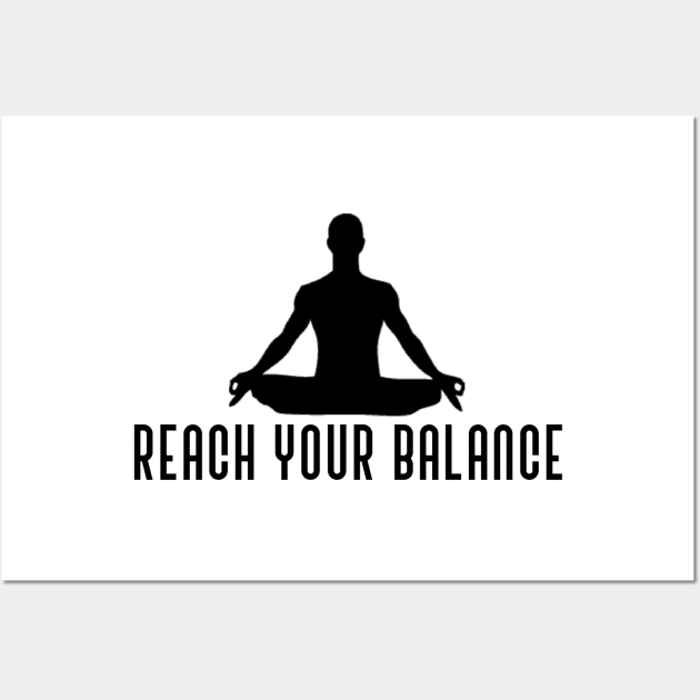 Reach Your Balance Wall Art by Jitesh Kundra